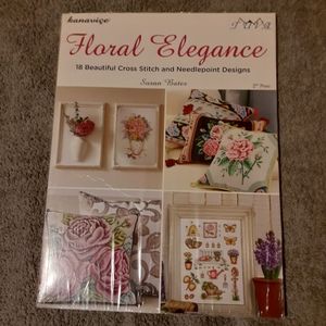 Floral Elegance softcover embroidery book